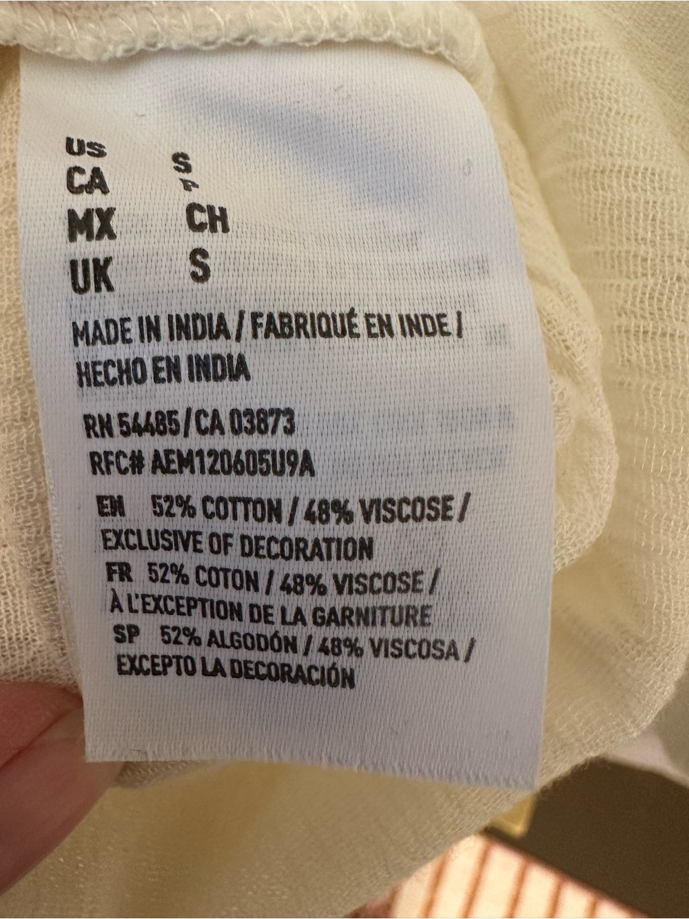 American Eagle Ivory Crochet Bodice Tiered Maxi Dress Lined Cottagecore Small - Picture 11 of 16